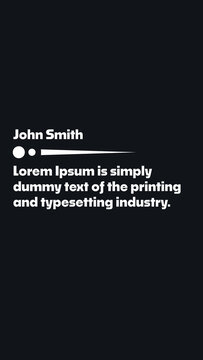 Vertical Quote Title Animation Template