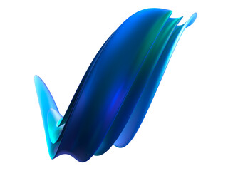 abstract blue wave
