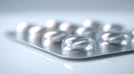 Close-up of a blister pack of pills