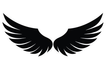 angel wings vector icon