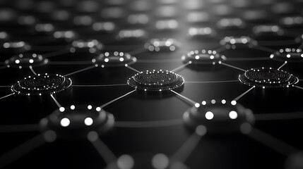 Abstract Network Connection Global Digital Connectivity and Data Flow Visualization