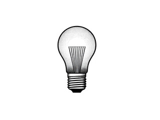 Obraz premium Creative light bulb illustration featuring unique design, symbolizing innovation and ideas. This artistic representation captures essence of creativity and inspiration