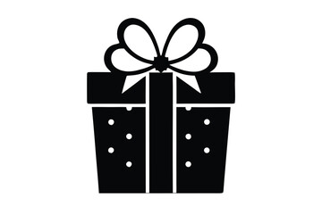christmas gift box vector icon