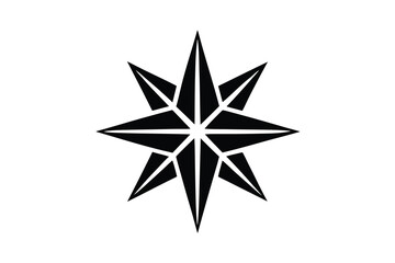 nativity star vector icon