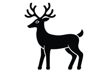 reindeer vector icon
