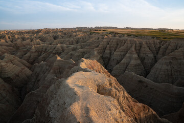 The big badlands overlook, south dakota, National park
