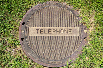 telephone sewer manhole 