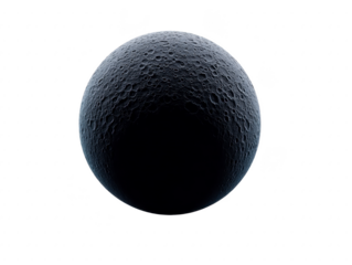 Realistic depiction of textured moon surface, showcasing craters and spherical shape. image captures essence of celestial bodies, evoking sense of wonder and exploration