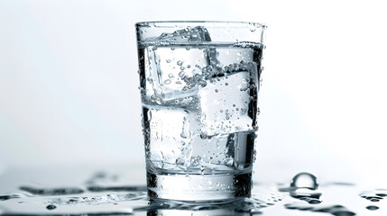 Glass of Water with Ice
