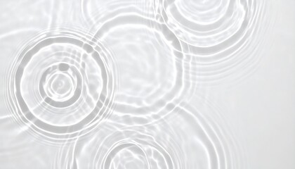 Water Ripple Effect Creating Circular Patterns