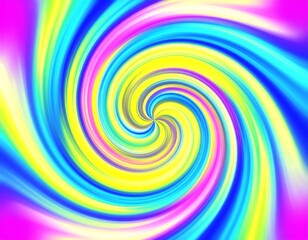 Vibrant swirl of pastel colors