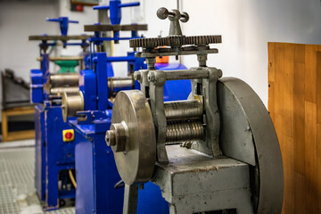 Jewelry workshop with a vise, Grand Bazaar, Istanbul, Turkey, behind the scenes