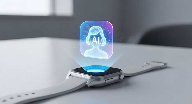 Smartwatch Projects Holographic AI Assistant App