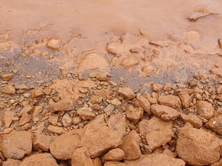 texture of the sand