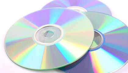 Three CDs close-up