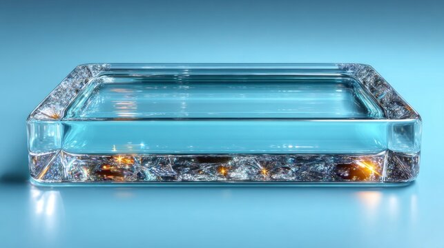 Glass plate on transparent background realistic screen glass window mockup clear glass showcase glossy plastic glare frame acrylic with glares and light clear rectangular plate plexiglas 3d