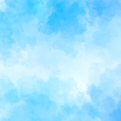 Obraz premium Light blue sky with clouds