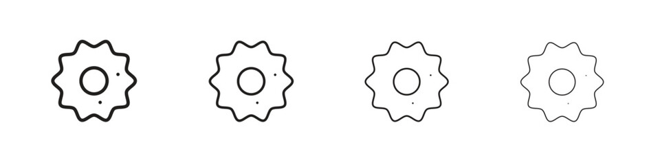 Microorganism icon design. Modern line. EPS10