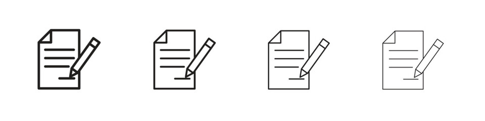 Form icon design. Modern line. EPS10
