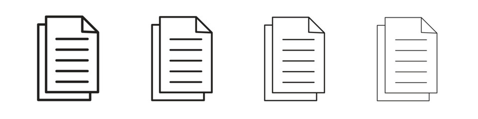 Duplicate icon design. Modern line. EPS10