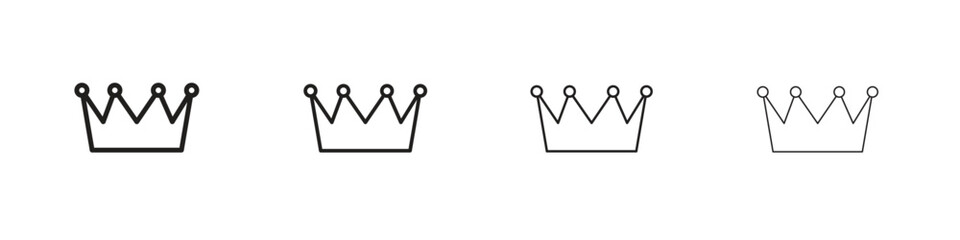 Crown icon design. Modern line. EPS10