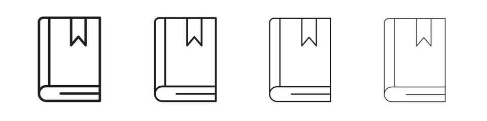 Book bookmark icon design. Modern line. EPS10