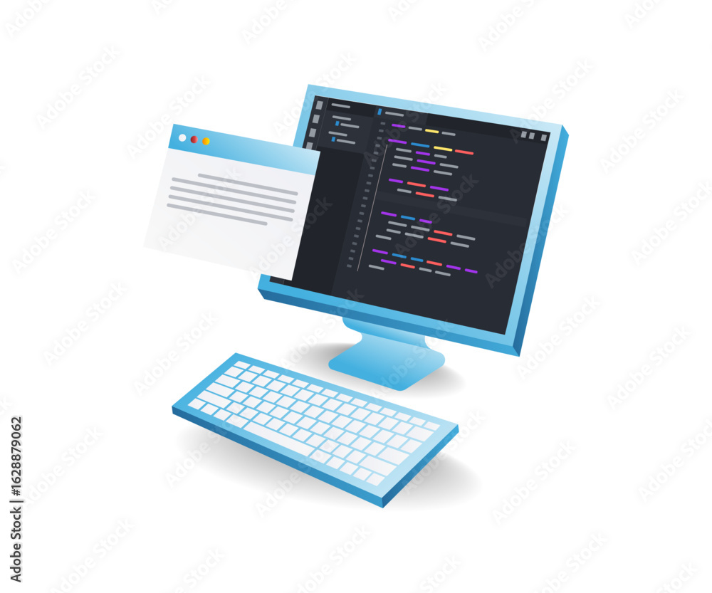 Poster technology computer programming language.eps