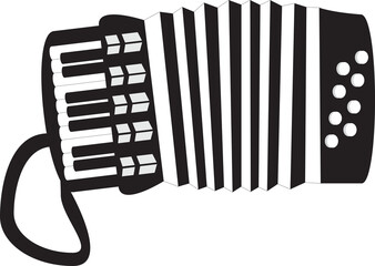 A vector art of an accordion.