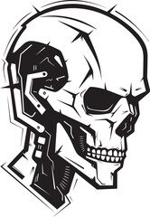 Robotic SkullTech Vector Black SkullBot Shadow Frame