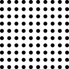 Repetitive big dot grid design on transparent background