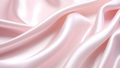 Obraz premium Delicate Pink Satin Fabric Texture
