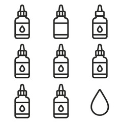 Purple vector icon green black red wash ink pigment tattoo white icons