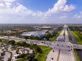Aerial photo Wellington Regional Medical Center