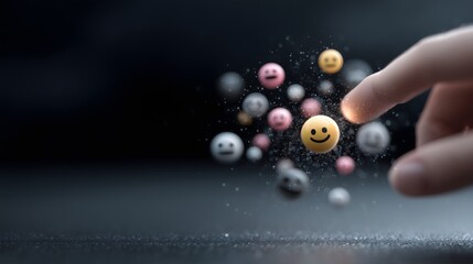 Diverse Emoji Collection Reflecting Customer Satisfaction and Feedback Through Digital Interaction