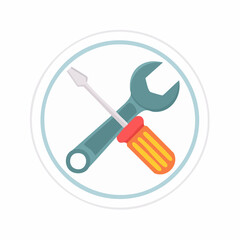  tools icon flat simple