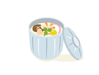 茶碗蒸しのイラスト