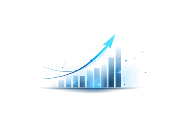 Transparent or png stock market investment trading graph growth.Trade business analytics graph and financial chart.Business trade analytics line graphs and financial chart investment. PNG chart