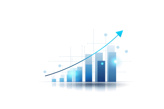 Transparent or png stock market investment trading graph growth.Trade business analytics graph and financial chart.Business trade analytics line graphs and financial chart investment. PNG chart
