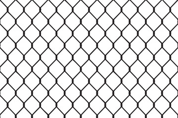Fototapeta premium seamless chain link fence vector pattern for security and boundary design