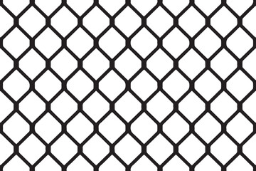 Naklejka premium diamond mesh fence background seamless pattern for construction and safety themes