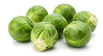 Fresh vibrant Brussels sprouts perfect for healthy eating and creative cooking projects showcasing fresh produce and modern culinary trends in food photography