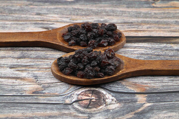 Healthy dried fruit. Dried grapes. Healthy food organic nutrition. Raisin dried grape.