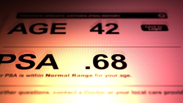  A PSA Test indicates Normal Values for a 42 Year Old Ominous Version