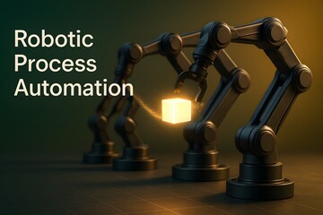 Obraz premium Robotic Precision for Advanced Industrial Automation and Smart Manufacturing