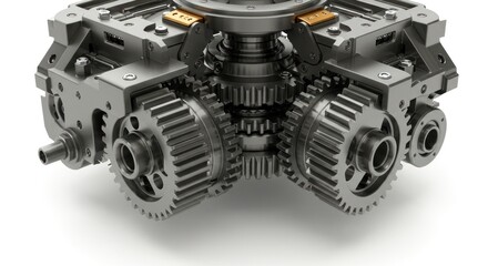 Fototapeta premium Complex Gear System