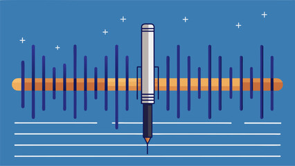 A macro shot of the stylus tracking the grooves reveals the tiny vibrations and movements that produce the sound. Vector illustration