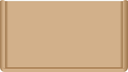 Blank scroll paper or paper roll for any background