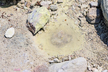 Mineral Spring in Geothermal Terrain