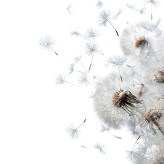 Close-up of dandelion seeds