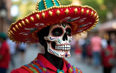 mexican independence day, cactus hat tequila skull catrina festival traditional, celebrated on september. High quality